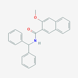 molecular formula C25H21NO2 B295147 N-benzhydryl-3-methoxy-2-naphthamide 