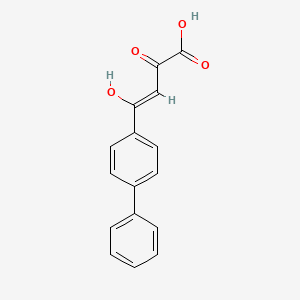 (Z)-2-hydroxy-4-oxo-4-(4-phenylphenyl)but-2-enoic acid