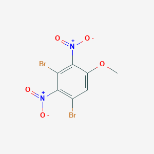molecular formula C7H4Br2N2O5 B2951479 1,3-二溴-5-甲氧基-2,4-二硝基苯 CAS No. 871879-40-2