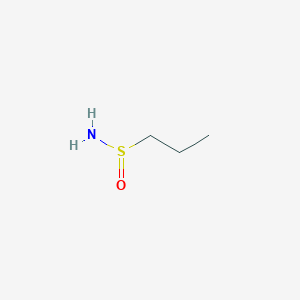 molecular formula C3H9NOS B2951480 Propane-1-sulfinamide CAS No. 871939-84-3