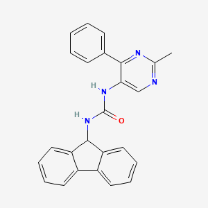 1-(9~{h}-Fluoren-9-Yl)-3-(2-Methyl-4-Phenyl-Pyrimidin-5-Yl)urea