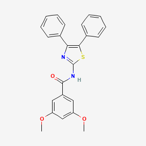 molecular formula C24H20N2O3S B2951488 N-(4,5-diphenyl-1,3-thiazol-2-yl)-3,5-dimethoxybenzamide CAS No. 325978-11-8