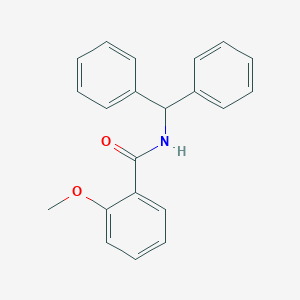 molecular formula C21H19NO2 B295149 N-benzhydryl-2-methoxybenzamide 