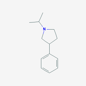 molecular formula C13H19N B295151 3-Phenyl-1-(propan-2-yl)pyrrolidine 