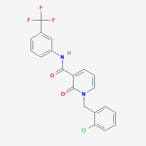 1-(2-chlorobenzyl)-2-oxo-N-(3-(trifluoromethyl)phenyl)-1,2-dihydropyridine-3-carboxamide