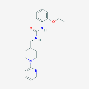 molecular formula C20H26N4O2 B2951523 1-(2-Ethoxyphenyl)-3-((1-(pyridin-2-yl)piperidin-4-yl)methyl)urea CAS No. 1235057-62-1