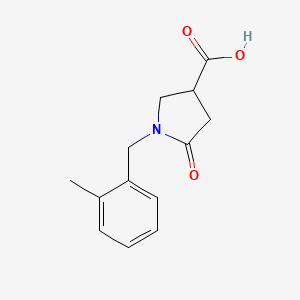 1-(2-Methylbenzyl)-5-oxopyrrolidine-3-carboxylic acid