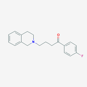 molecular formula C19H20FNO B295153 4-(3,4-dihydroisoquinolin-2(1H)-yl)-1-(4-fluorophenyl)butan-1-one 