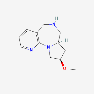 molecular formula C12H17N3O B2951560 (4R,6R)-4-Methoxy-2,8,14-triazatricyclo[8.4.0.02,6]tetradeca-1(10),11,13-triene CAS No. 2165353-96-6