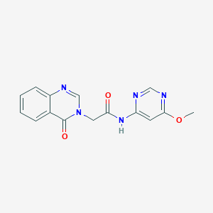 N-(6-methoxypyrimidin-4-yl)-2-(4-oxoquinazolin-3(4H)-yl)acetamide