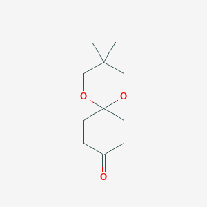 B029516 3,3-Dimethyl-1,5-dioxaspiro[5.5]undecan-9-one CAS No. 69225-59-8
