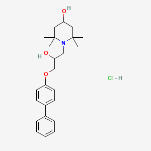 1-(3-([1,1'-Biphenyl]-4-yloxy)-2-hydroxypropyl)-2,2,6,6-tetramethylpiperidin-4-ol hydrochloride
