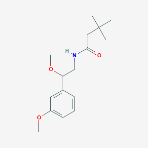 N-[2-methoxy-2-(3-methoxyphenyl)ethyl]-3,3-dimethylbutanamide