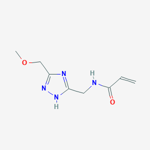 N-[[3-(Methoxymethyl)-1H-1,2,4-triazol-5-yl]methyl]prop-2-enamide