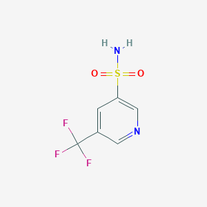 molecular formula C6H5F3N2O2S B2951620 5-(Trifluoromethyl)pyridine-3-sulfonamide CAS No. 2167099-86-5