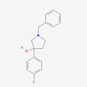 1-Benzyl-3-(4-fluorophenyl)pyrrolidin-3-ol