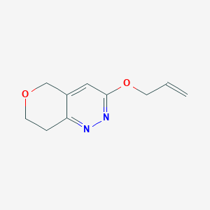 molecular formula C10H12N2O2 B2951688 3-(prop-2-en-1-yloxy)-5H,7H,8H-pyrano[4,3-c]pyridazine CAS No. 2168382-79-2