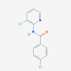 molecular formula C12H8Cl2N2O B295171 4-chloro-N-(3-chloropyridin-2-yl)benzamide 