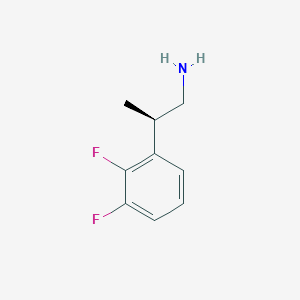 molecular formula C9H11F2N B2951711 (2R)-2-(2,3-Difluorophenyl)propan-1-amine CAS No. 2248172-81-6