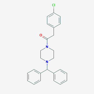 1-Benzhydryl-4-[(4-chlorophenyl)acetyl]piperazine