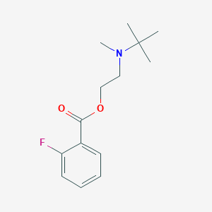 2-[Tert-butyl(methyl)amino]ethyl 2-fluorobenzoate