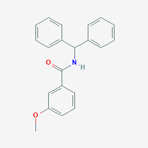 molecular formula C21H19NO2 B295187 N-benzhydryl-3-methoxybenzamide 