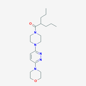 B2951928 1-(4-(6-Morpholinopyridazin-3-yl)piperazin-1-yl)-2-propylpentan-1-one CAS No. 898406-67-2