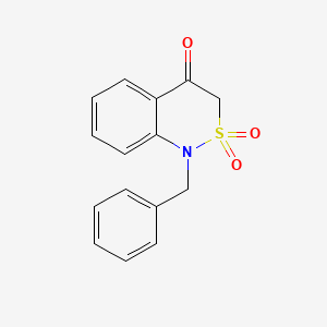 molecular formula C15H13NO3S B2952038 1-benzyl-1H-2,1-benzothiazin-4(3H)-one 2,2-dioxide CAS No. 31846-95-4