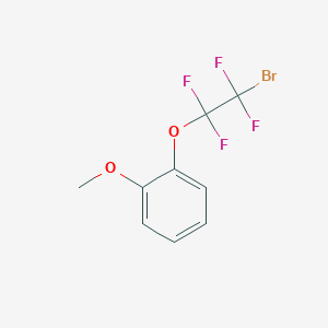 molecular formula C9H7BrF4O2 B2952039 2-(2-Bromo-1,1,2,2-tetrafluoroethoxy)anisole CAS No. 220004-17-1