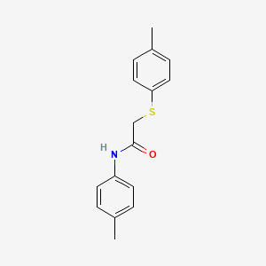 molecular formula C16H17NOS B2952072 N-(p-tolyl)-2-(p-tolylthio)acetamide CAS No. 403834-43-5