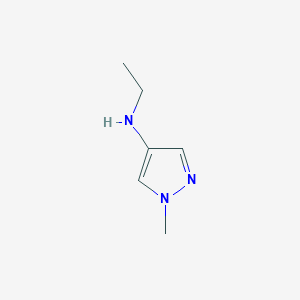 molecular formula C6H11N3 B2952082 N-ethyl-1-methyl-1H-pyrazol-4-amine CAS No. 1084976-66-8