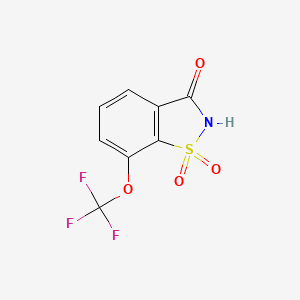 1,1-Dioxo-7-(trifluoromethoxy)-1,2-benzothiazol-3-one