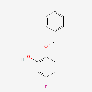 molecular formula C13H11FO2 B2952116 2-(Benzyloxy)-5-fluorophenol CAS No. 1881321-23-8