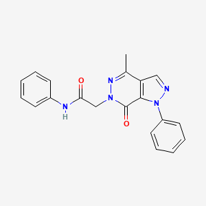 2-(4-methyl-7-oxo-1-phenyl-1H-pyrazolo[3,4-d]pyridazin-6(7H)-yl)-N-phenylacetamide