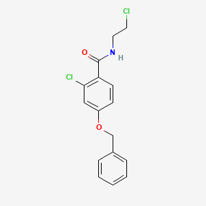 4-(benzyloxy)-2-chloro-N-(2-chloroethyl)benzenecarboxamide