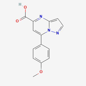 7-(4-Methoxyphenyl)pyrazolo[1,5-a]pyrimidine-5-carboxylic acid
