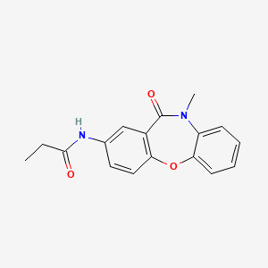 N-(10-methyl-11-oxo-10,11-dihydrodibenzo[b,f][1,4]oxazepin-2-yl)propanamide