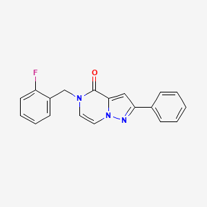 5-(2-fluorobenzyl)-2-phenylpyrazolo[1,5-a]pyrazin-4(5H)-one