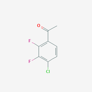 molecular formula C8H5ClF2O B2952139 1-(4-Chloro-2,3-difluorophenyl)ethanone CAS No. 1807044-59-2