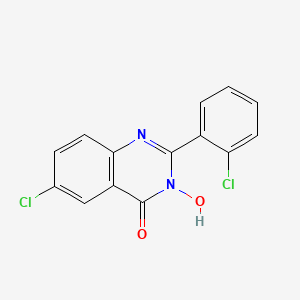 6-chloro-2-(2-chlorophenyl)-3-hydroxy-4(3H)-quinazolinone