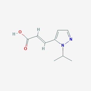 (2E)-3-[1-(propan-2-yl)-1H-pyrazol-5-yl]prop-2-enoic acid