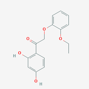 1-(2,4-Dihydroxyphenyl)-2-(2-ethoxyphenoxy)ethanone
