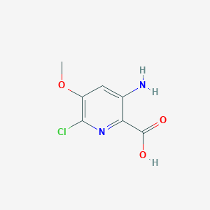 3-Amino-6-chloro-5-methoxy-pyridine-2-carboxylic acid