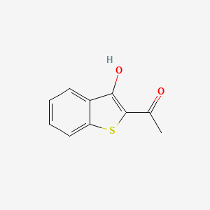 molecular formula C10H8O2S B2952190 1-(3-Hydroxy-1-benzothiophen-2-yl)ethanone CAS No. 3260-92-2