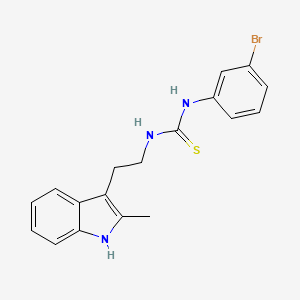 1-(3-bromophenyl)-3-[2-(2-methyl-1H-indol-3-yl)ethyl]thiourea