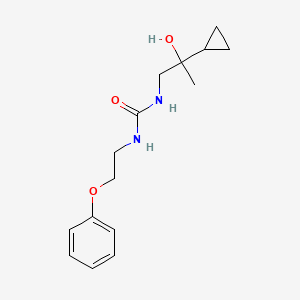 1-(2-Cyclopropyl-2-hydroxypropyl)-3-(2-phenoxyethyl)urea
