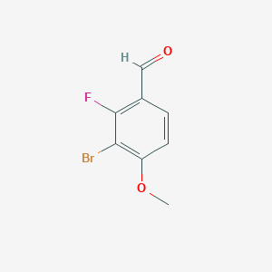 3-Bromo-2-fluoro-4-methoxybenzaldehyde