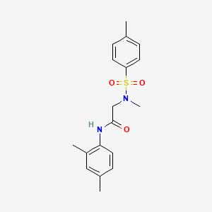 N-(2,4-dimethylphenyl)-2-[methyl-(4-methylphenyl)sulfonylamino]acetamide