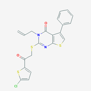 3-allyl-2-{[2-(5-chloro-2-thienyl)-2-oxoethyl]sulfanyl}-5-phenylthieno[2,3-d]pyrimidin-4(3H)-one