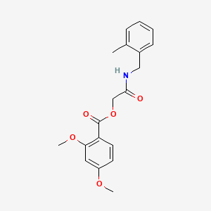 {[(2-METHYLPHENYL)METHYL]CARBAMOYL}METHYL 2,4-DIMETHOXYBENZOATE